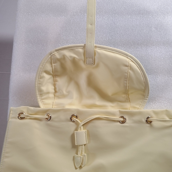 Year of Ours Cream Backpack with Front Pockets main image 4